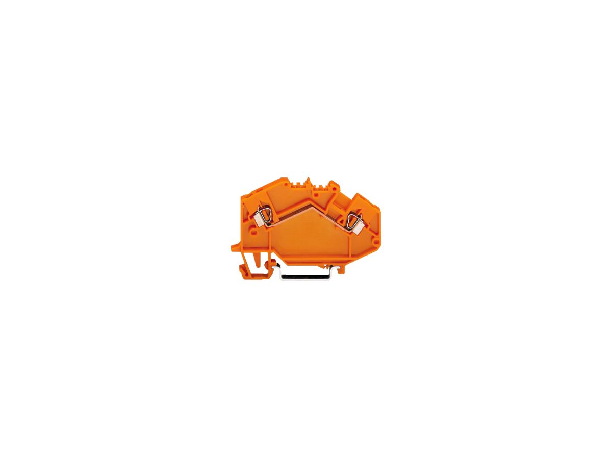 Durchgangsklemme WAGO TOPJOB 2.5mm² orange