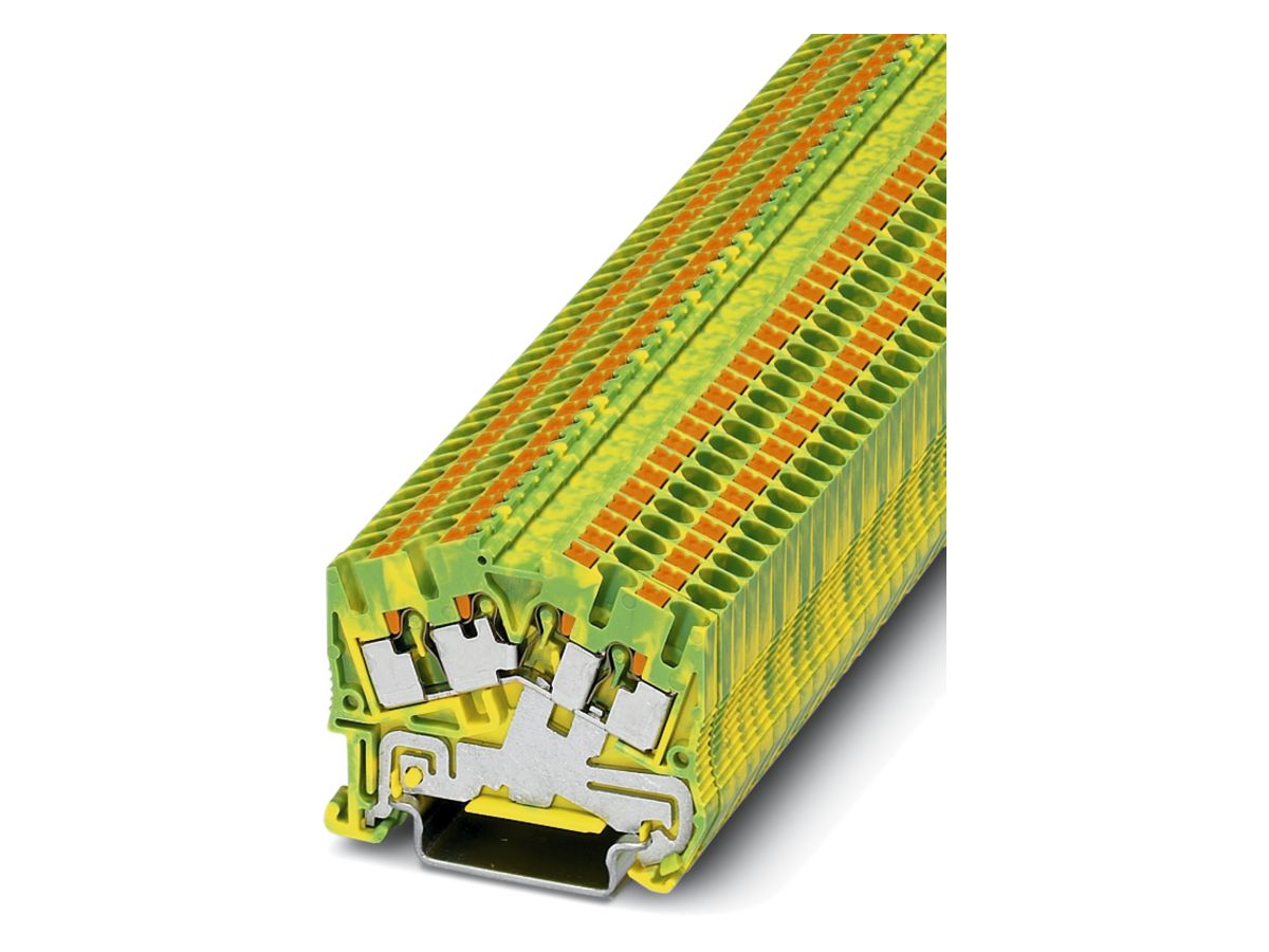 Schutzleiterklemme 0.14…4mm² grün-gelb PTS 2.5-QUATTRO-PE