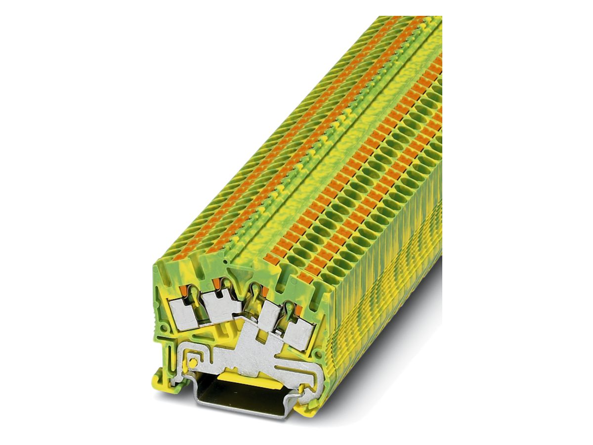 Schutzleiterklemme 0.14…4mm² grün/gelb PTS 2.5-QUATTRO-PE
