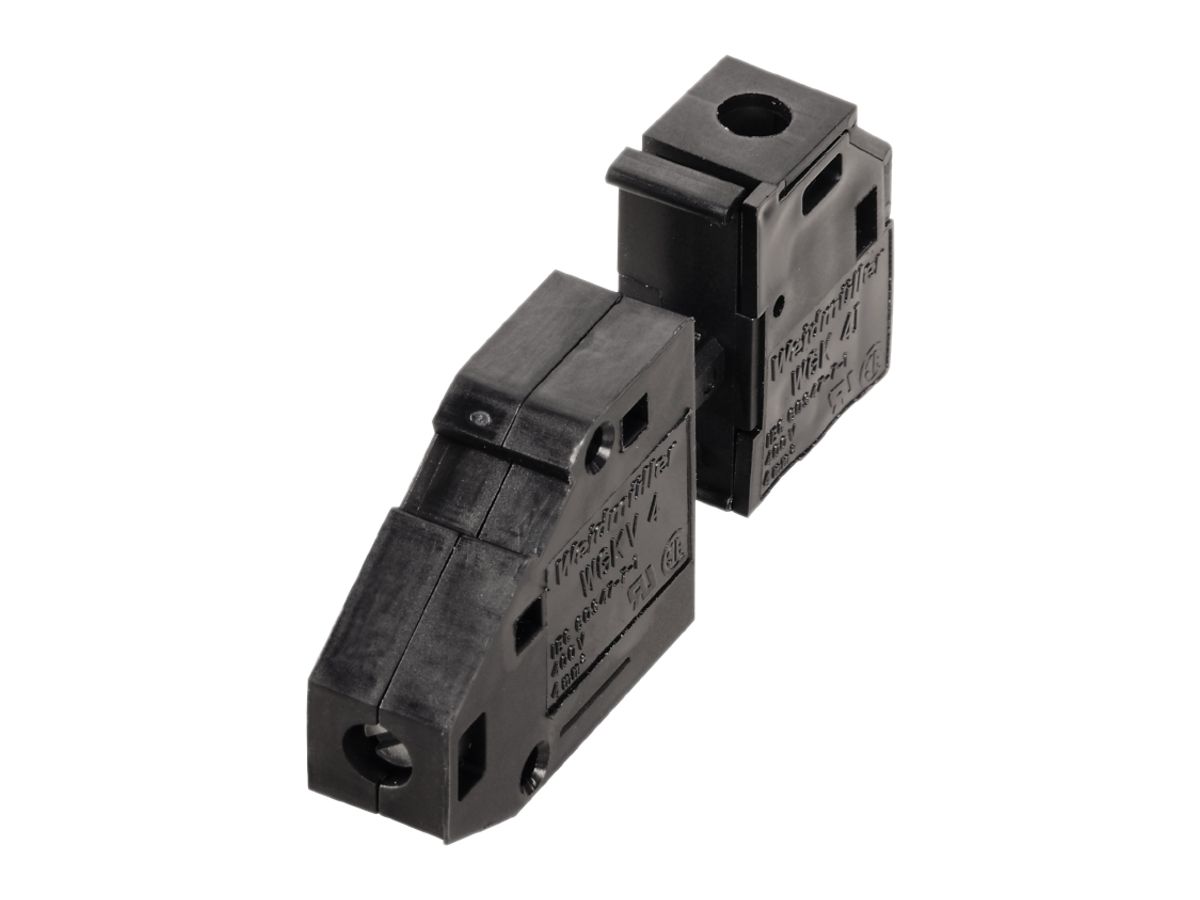Durchführungsklemme Weidmüller WGKV 4mm² Schraubanschluss Zapfen grün/gelb