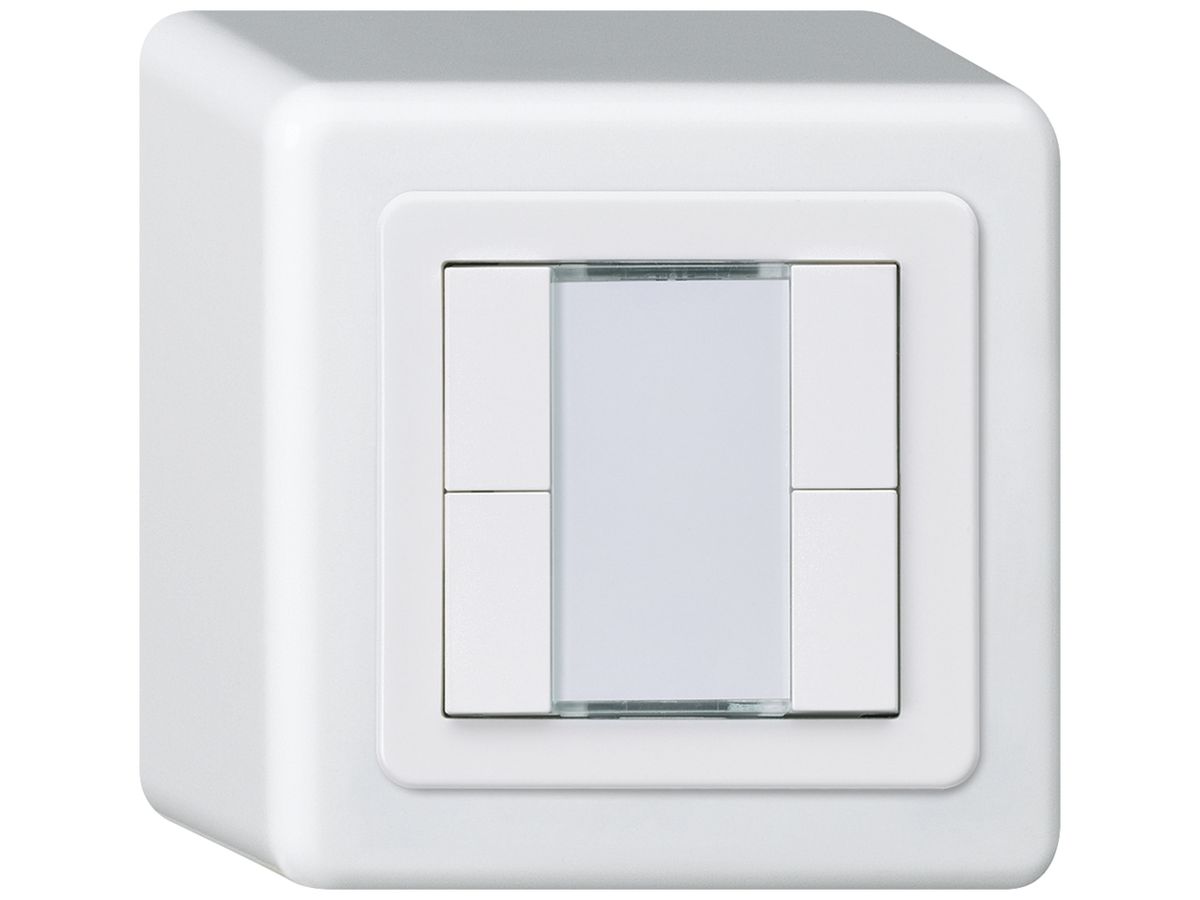 AP-Taster Hager basico Q KNX 4-fach weiss