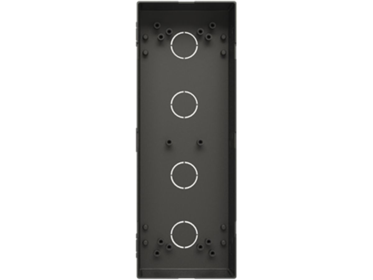 UP-Einlassdose ABB-Welcome, Grösse 1/4 (4 Module), schwarz