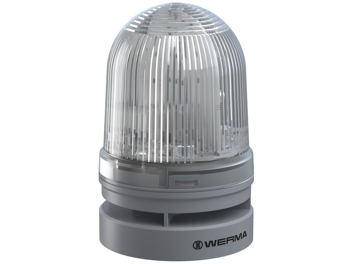 Blitz- und Dauerleuchte WERMA Midi TwinLIGHT Combi, 115...230VAC, klar