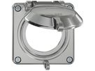 Oberteil ELEMENT SNAPFIX® mit Klappdeckel abschliessbar Ø53mm alu