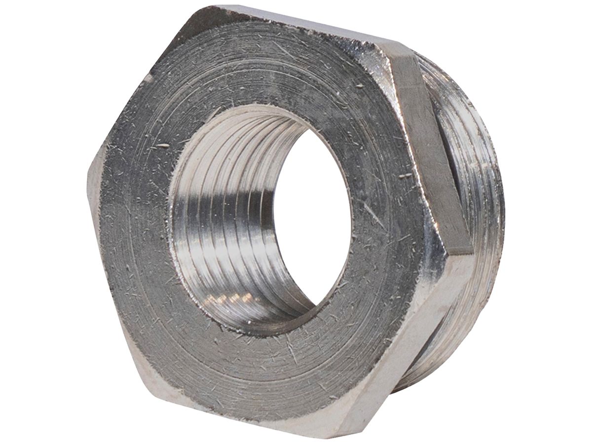 Adapter M25/PG13 Messing vernickelt
