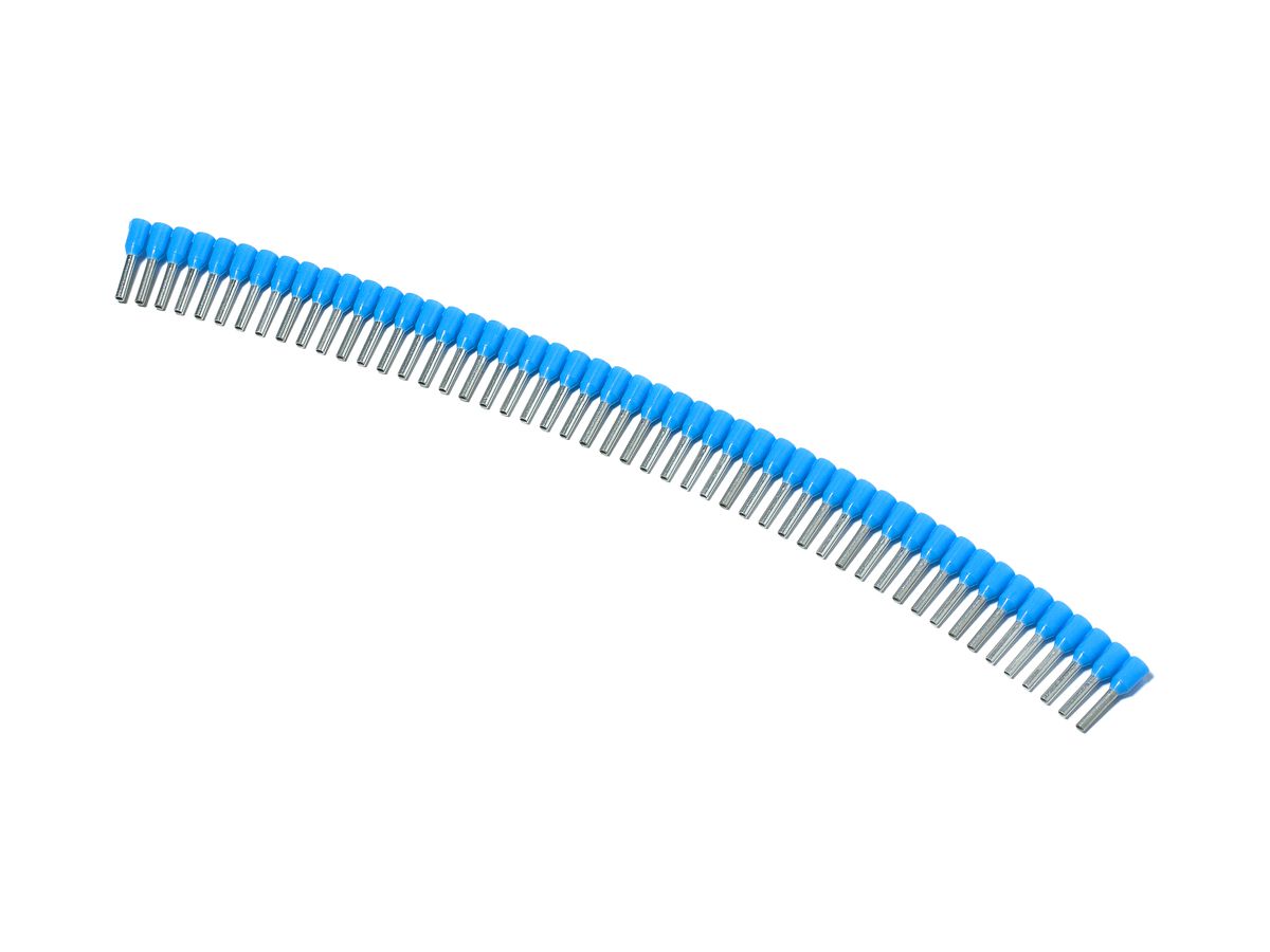 Aderendhülsen-Band für Stripax plus 0.75mm²/8 blau