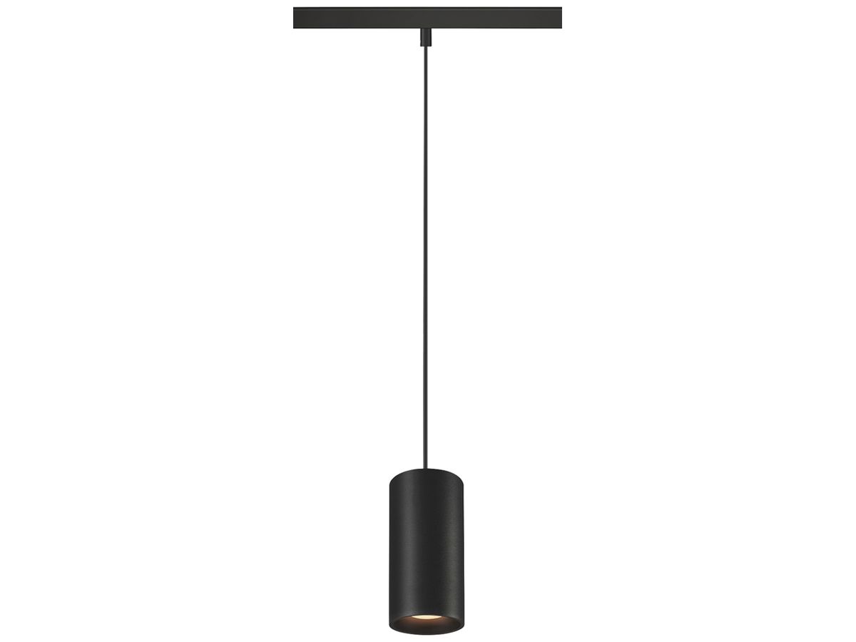 LED-Pendelleuchte SLV NUMINOS S 48V TRACK DALI 16W 960lm 927 Ø60 sz/sz 55°