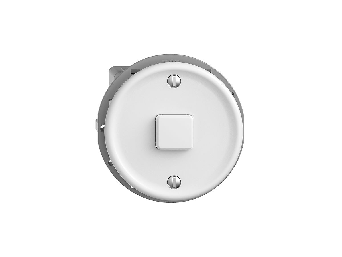 UP-Taster KNX STANDARDdue 1×mit LED RGB, mit Temperaturfühler, weiss