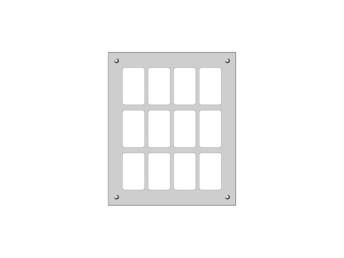 EB-Kopfzeile für Kombination 3×4 FLF weiss