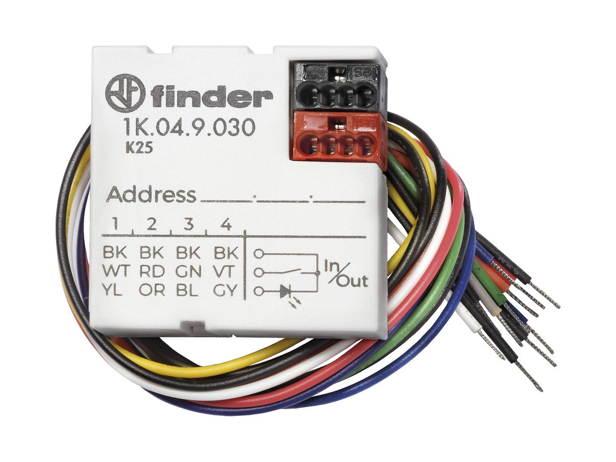 EB-KNX-LED-Modul Finder, 4-Kanal-Ausgang für LED-Signalisation, 0.5mA/3.3V