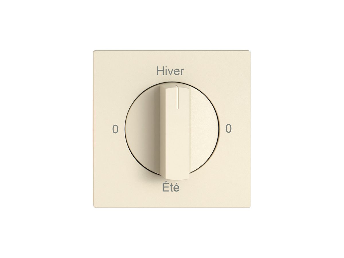 Montageset EDIZIO.liv SNAPFIX® f.Drehschalter m.Griff 0-Hiver-0-Été cr