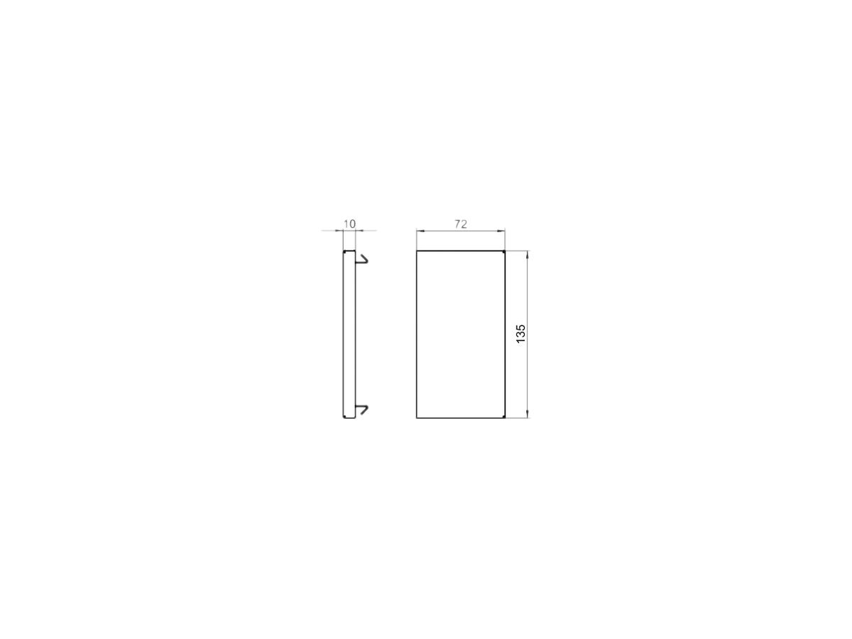 Endstück Bettermann GS-E70130 reinweiss