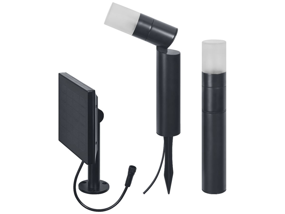 LED-Wegeleuchte LEDVANCE SMART+ Solar 2×1W 90lm 3000K RGBW IP44 455mm sz 2er Set