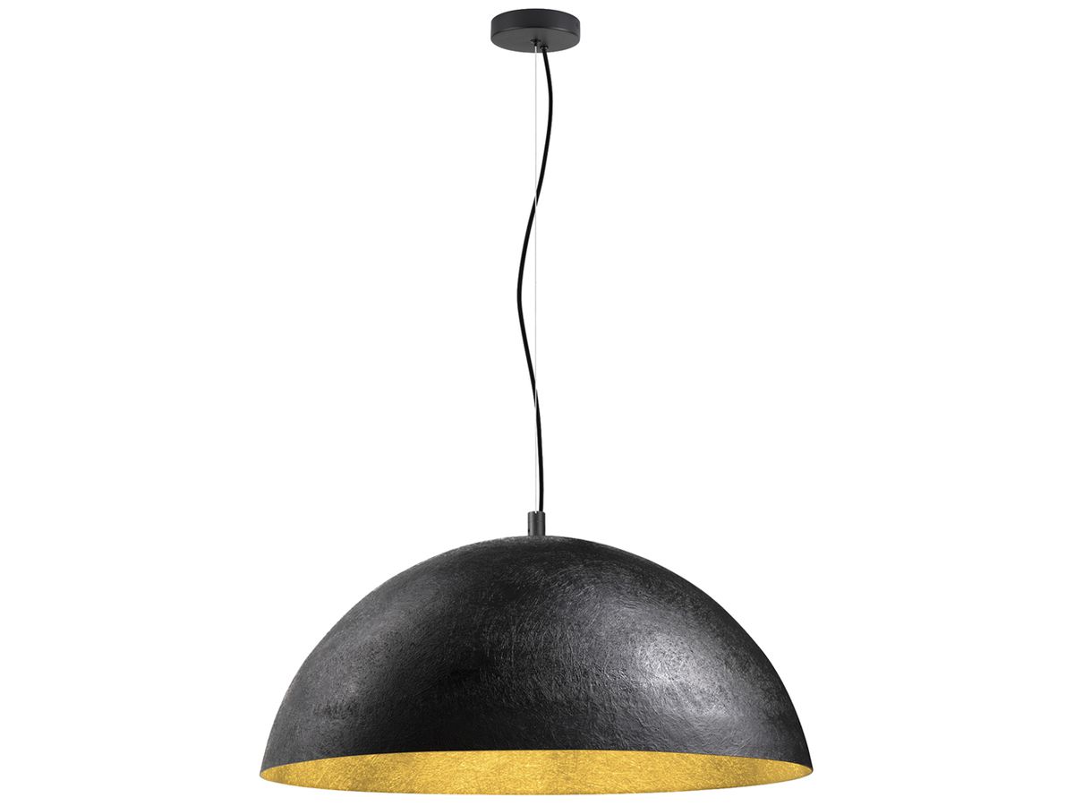 Pendelleuchte SLV FORCHINI 70 E27 1×40W DIM Ø695mm schwarz/gold