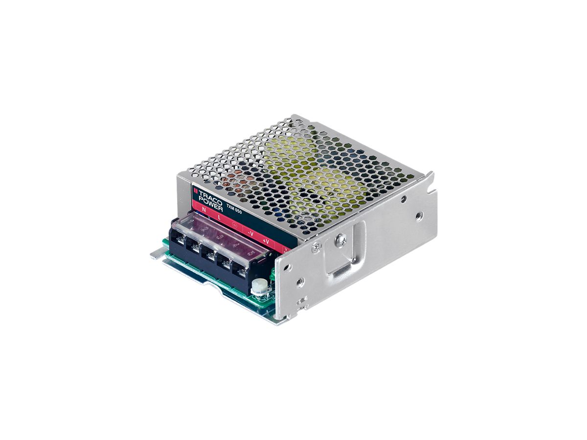 Netzteil Traco TXM 050-115, 50W 3.4A 15VDC 99×82×35mm