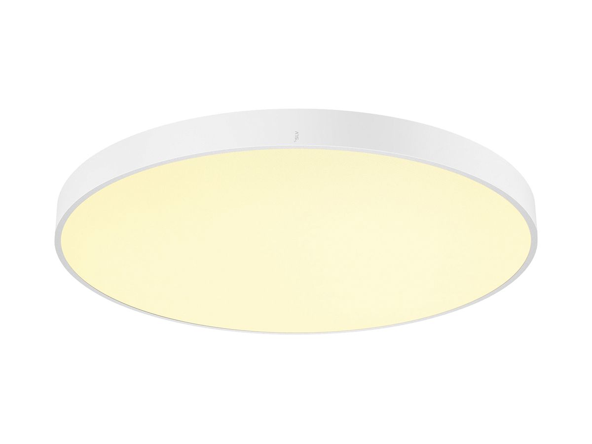 LED-Deckenleuchte SLV MEDO PRO 90 75W 9700lm 930/940 IP50 DALI Ø900mm weiss