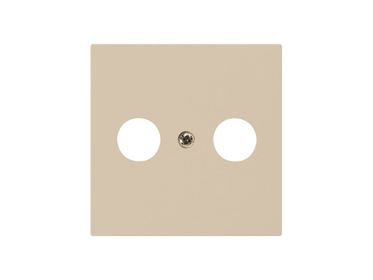 Frontplatte kallysto 60×60mm beige für R/TV