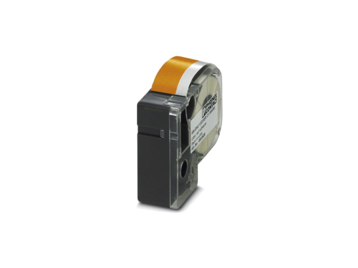 Endlos-Etikette MM-EMLF 12mm×8m orange/sz flexibel für THERMOFOX