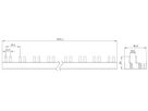 Kammschiene Siemens SENTRON 5ST37780 für Kompakt+HS, 1LN 10mm² 60TE