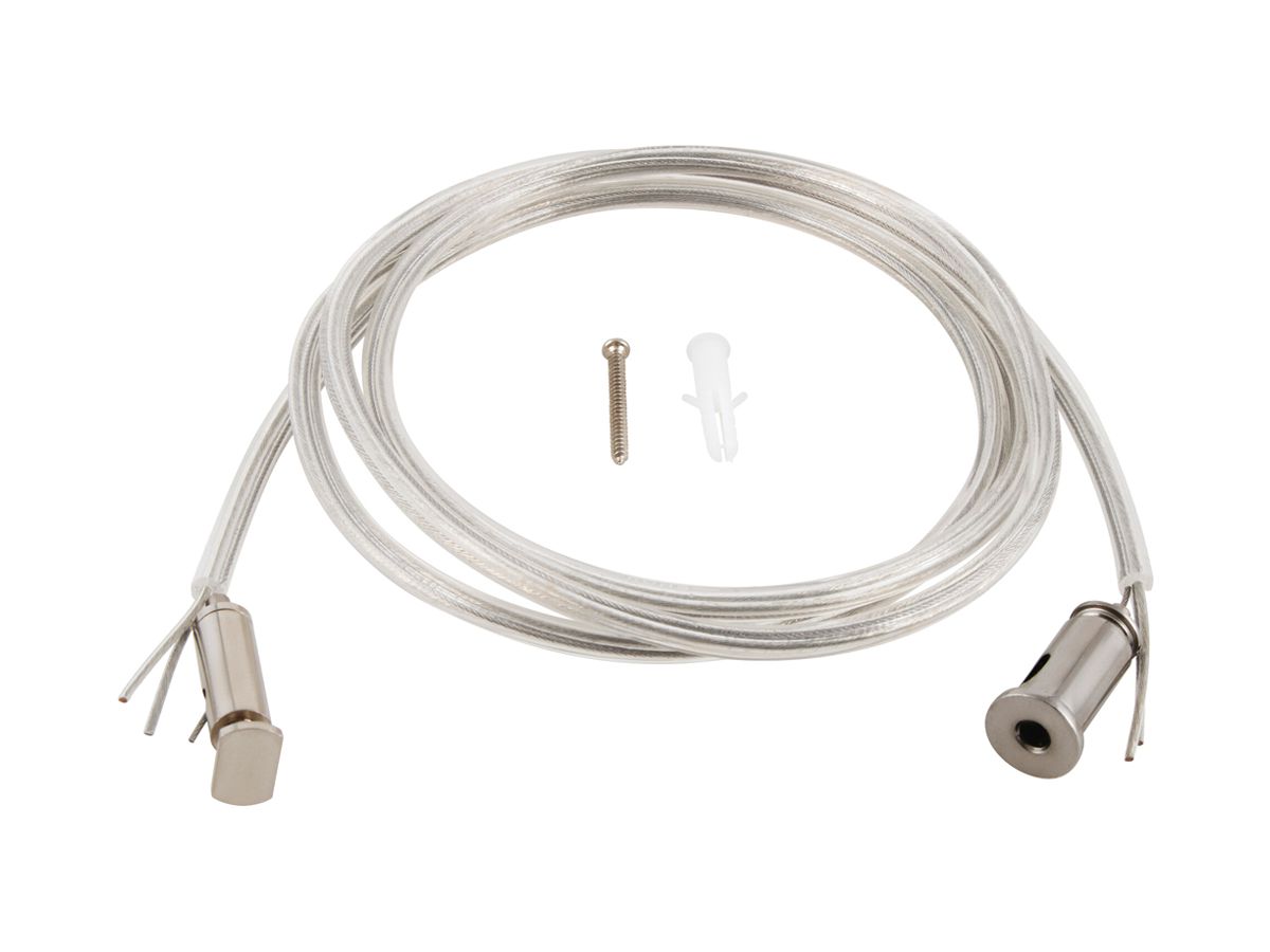 Seilabhängung LEDVANCE LS AY 1500mm Stahl Silber Kabel 2-pol. 2 Stk
