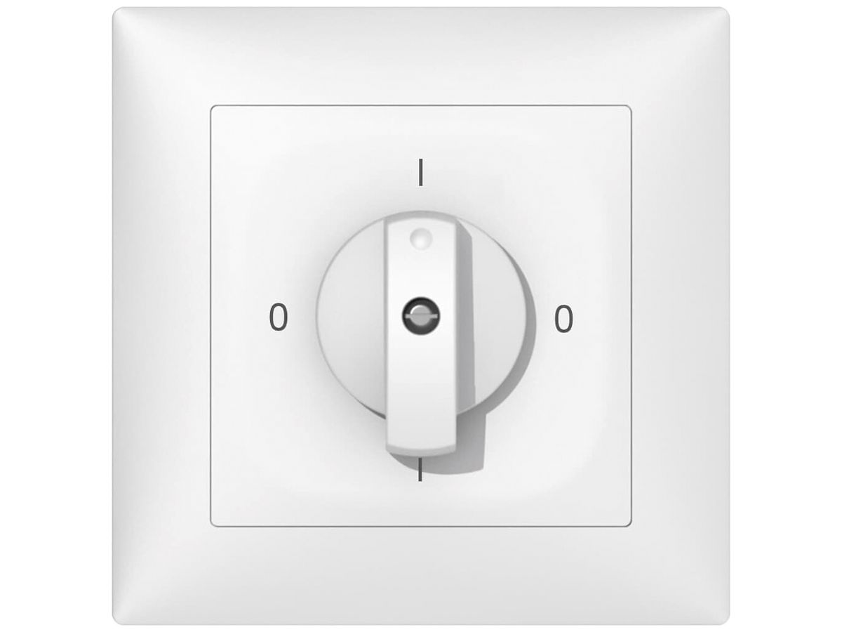 UP-Drehschalter SIDUS B 0/2L weiss