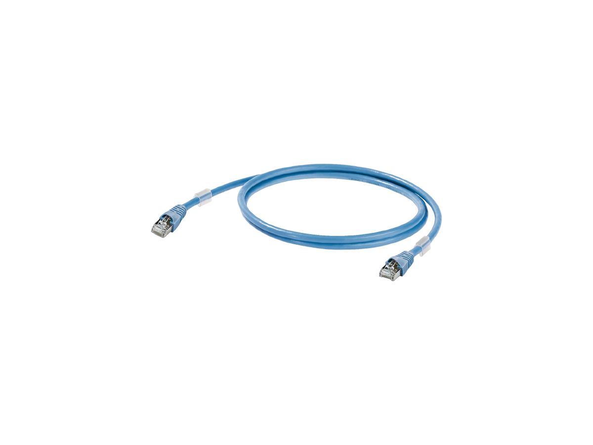 Patchkabel Weidmüller CabinetLine Cat.6 LSZH RJ45/RJ45 1m blau