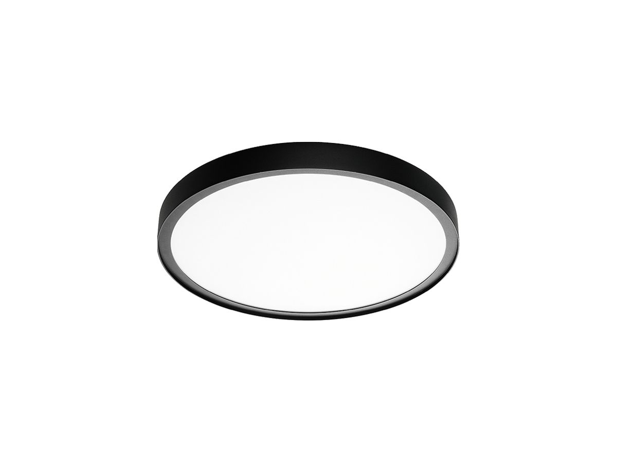 LED-Anbauleuchte SG Disc 480 HF 36W 3280lm 830 Ø470mm schwarz