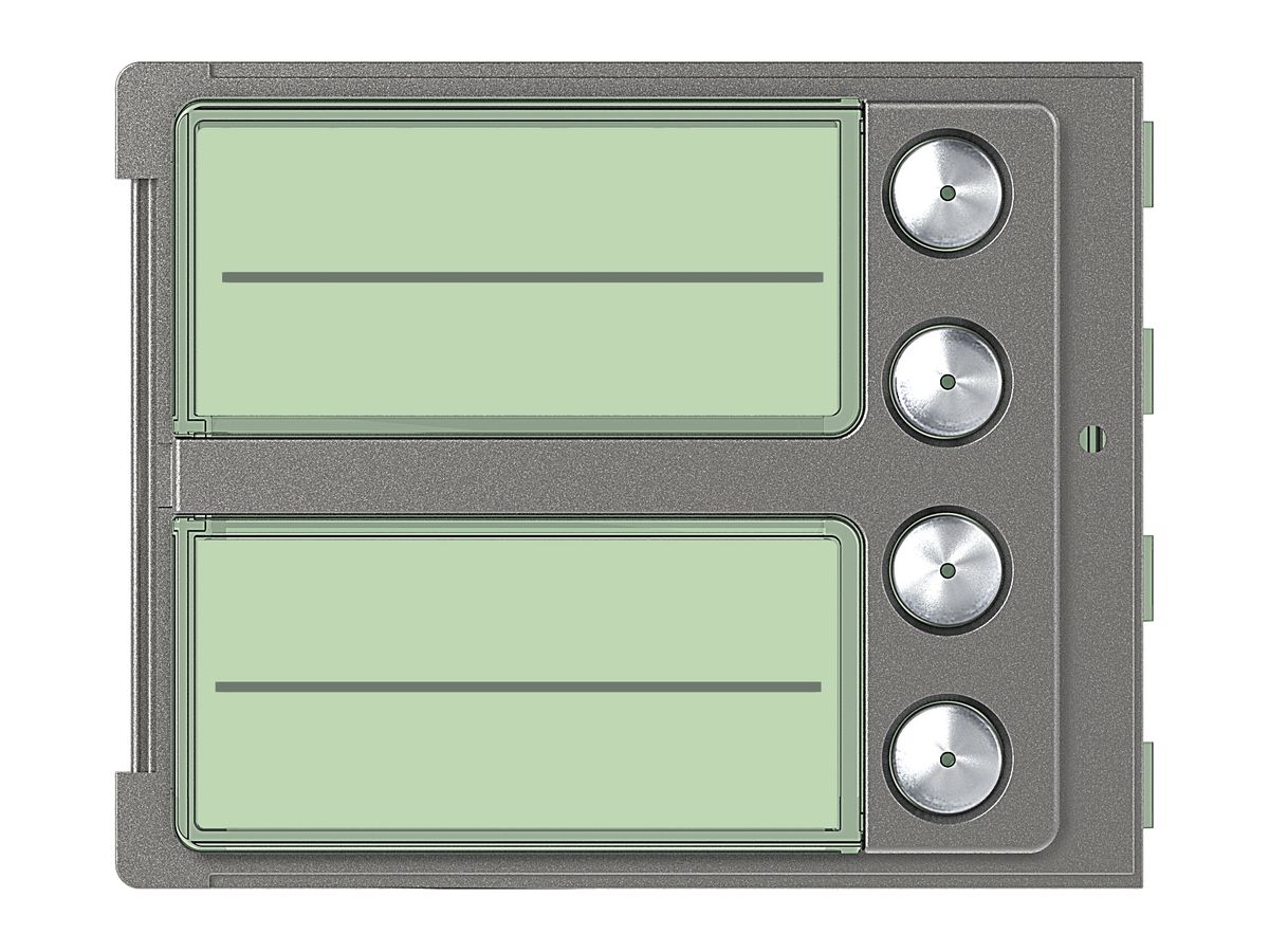 Frontblende mit 4 Tasten für Ruftastenmod.4 Tasten Sfera ROB