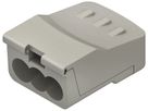 Verbindungsklemme Kleinhuis 3P 0.75…1.5mm² farblos Transparent