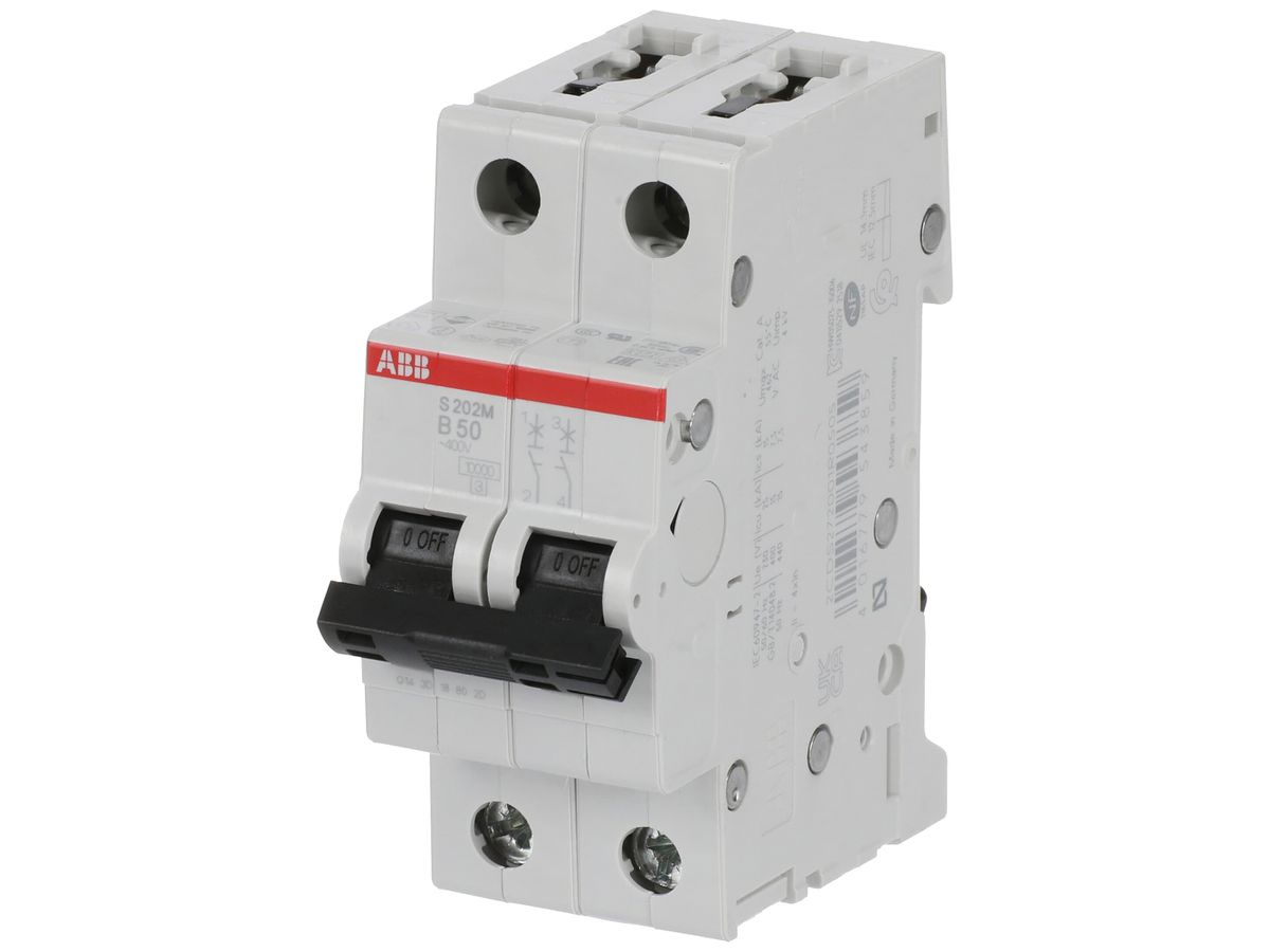 Leitungsschutzschalter ABB S202M-B50 50A B 10kA