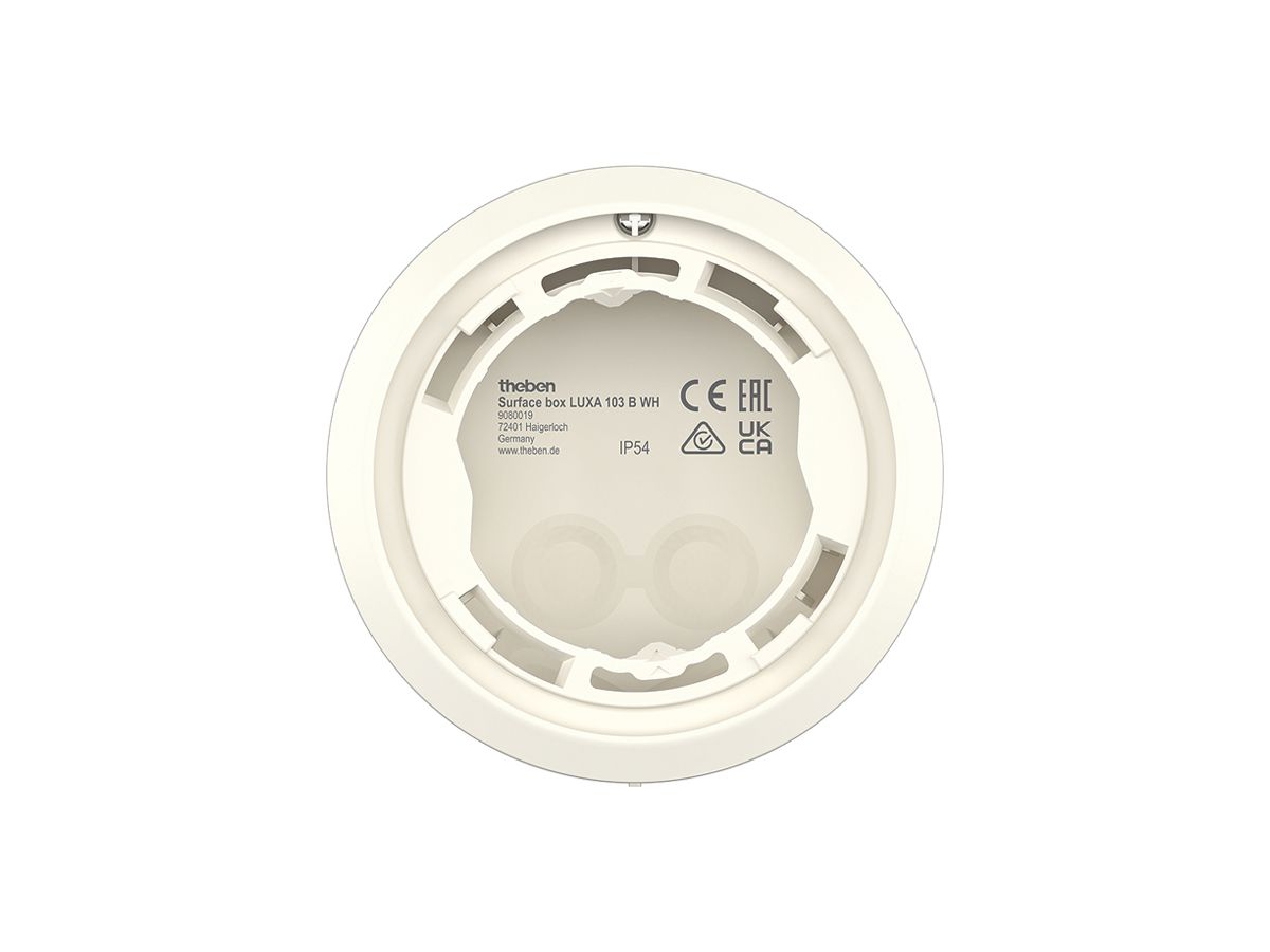AP-Rahmen Theben Surface box LUXA 103 B für Präsenzmelder LUXA 103 weiss