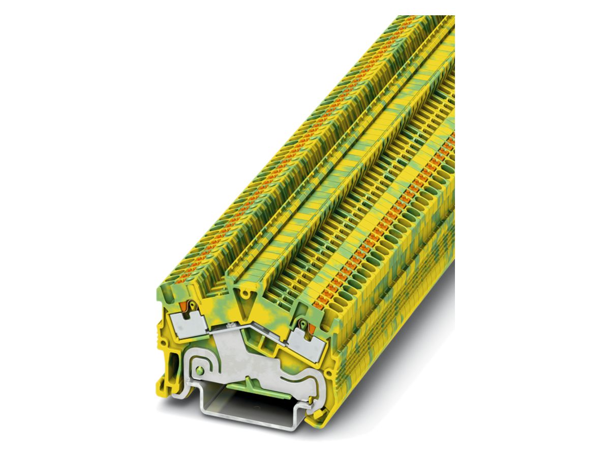 Schutzleiterklemme 0.14…1.5mm² Push-in-Anschluss grün/gelb PTS 1.5/S-PE