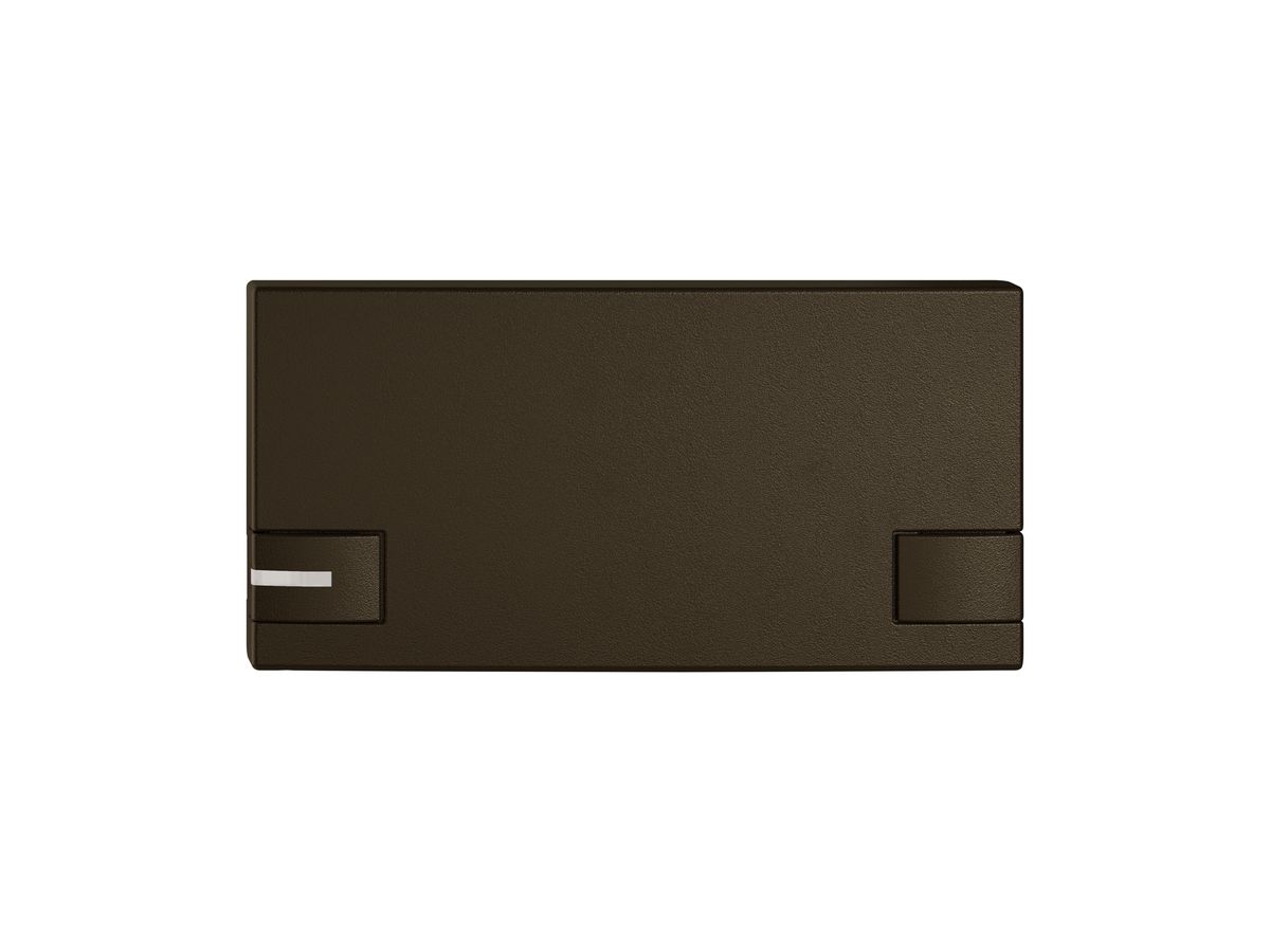 Taste 1/2 EDIZIO.liv KNX und UNI mit SNAPFIX® mit LED 2-Tastenbedienung br