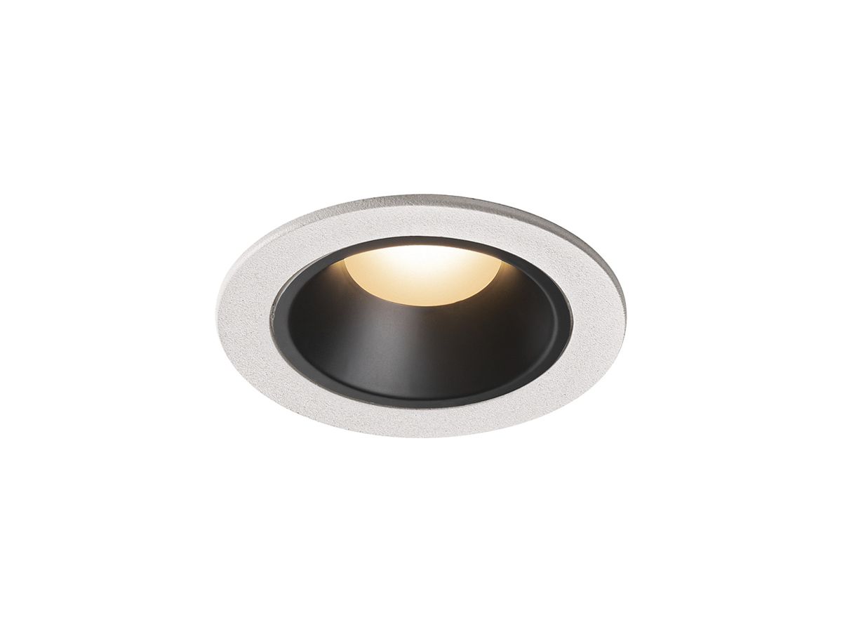 LED-Downlight SLV NUMINOS S 8.6W 670lm 2700K 55° DIM Ø80×52mm ws/sz
