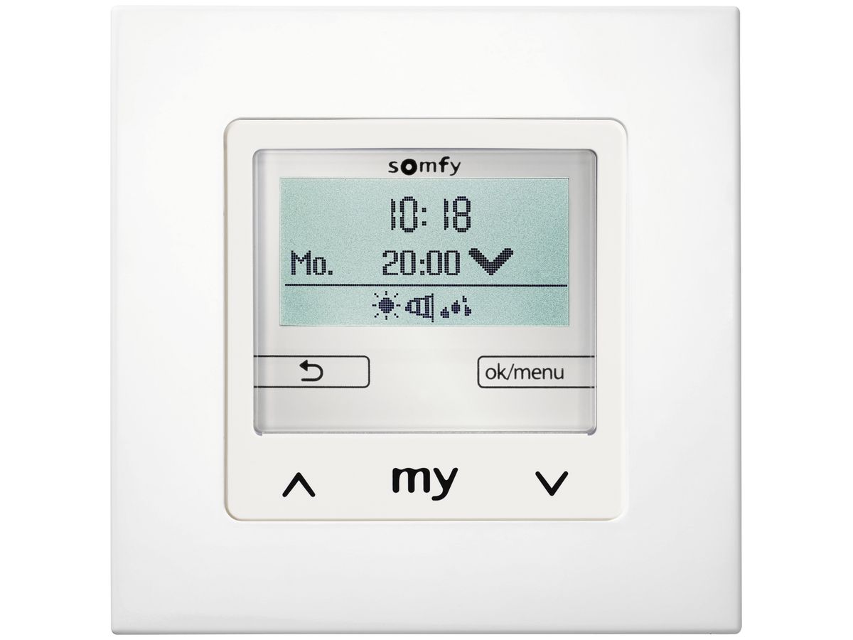 UP-Steuerung Somfy Soliris Smoove IB+, EDIZIOdue, weiss