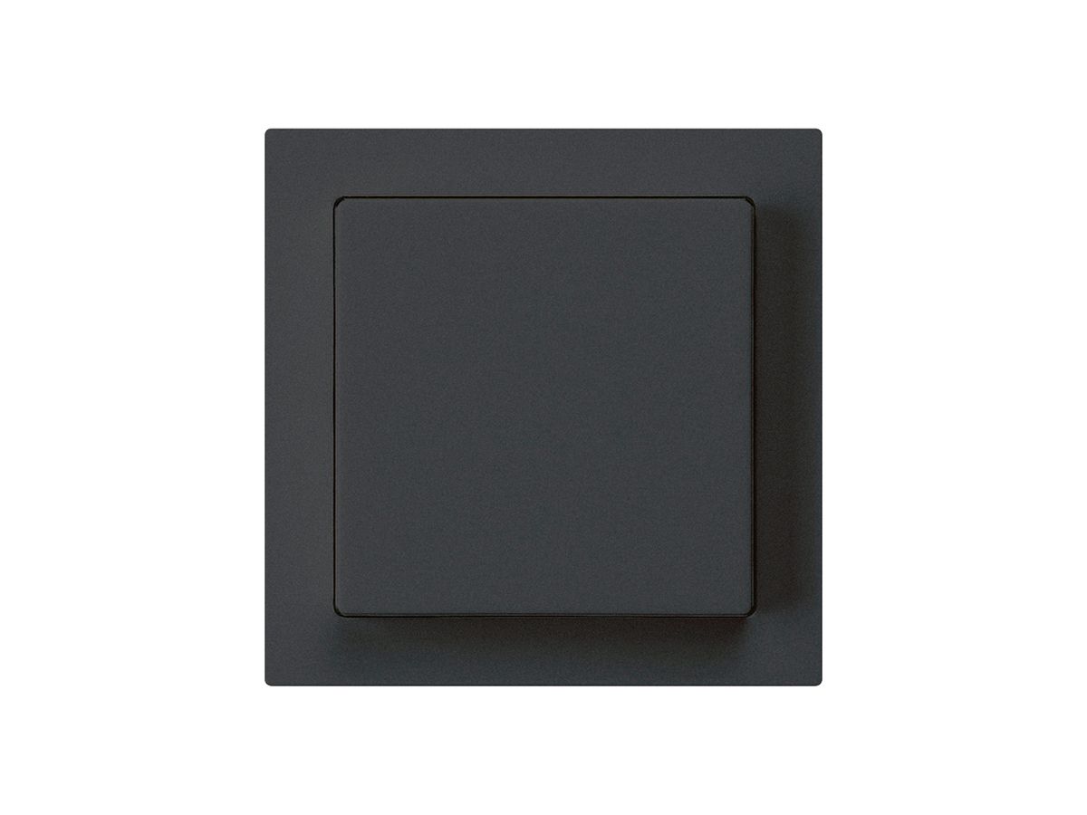 Frontset kallysto 60×60 schwarz für Druckschalter/Taster