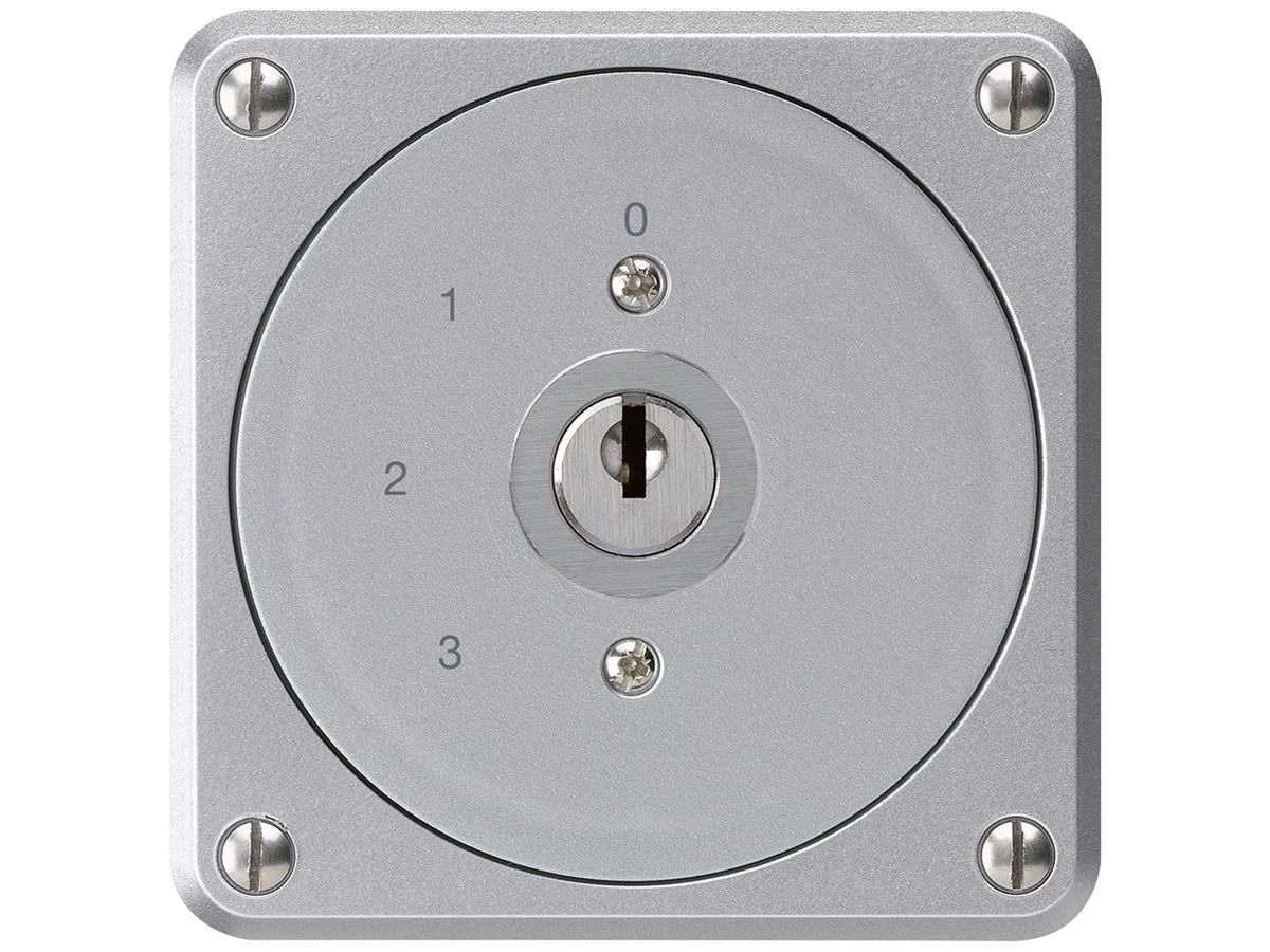 UP-Schlüsselschalter robusto ohne Klappdeckel 5/1P aluminium