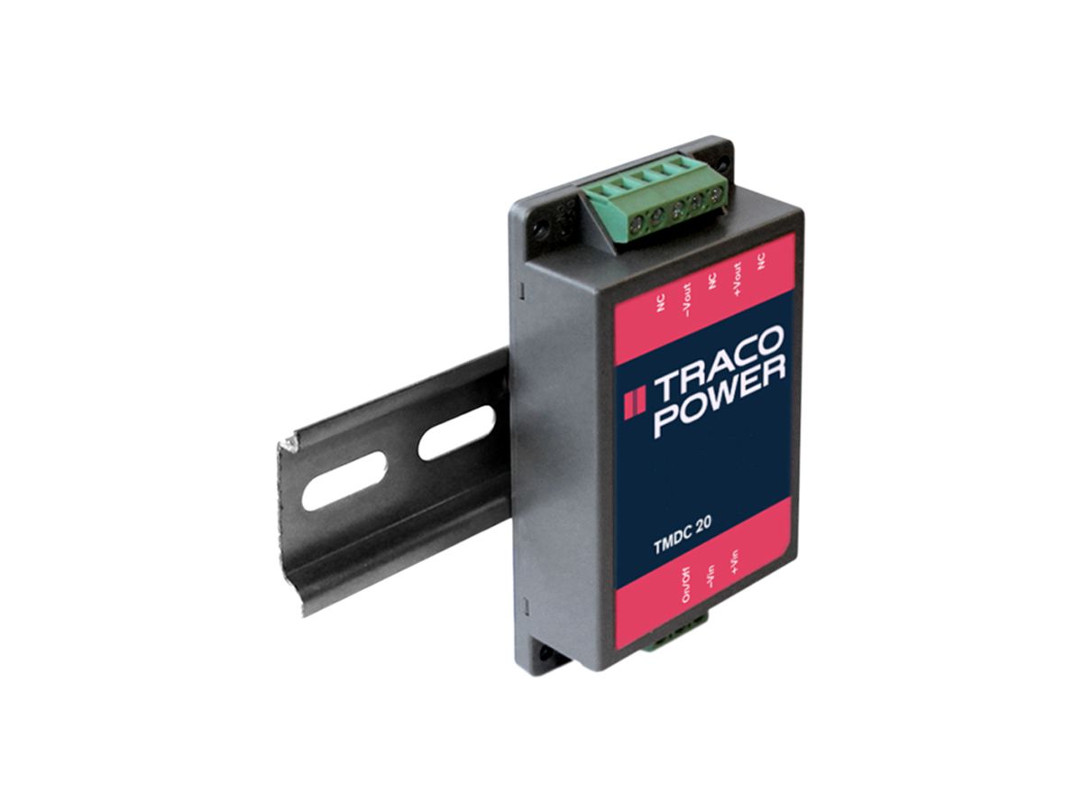 DC/DC-Wandler Traco TMDC 20-2411, 20W 4A 5.1VDC 96×54×23.3mm