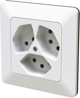 Steckdosen 3×Typ 13