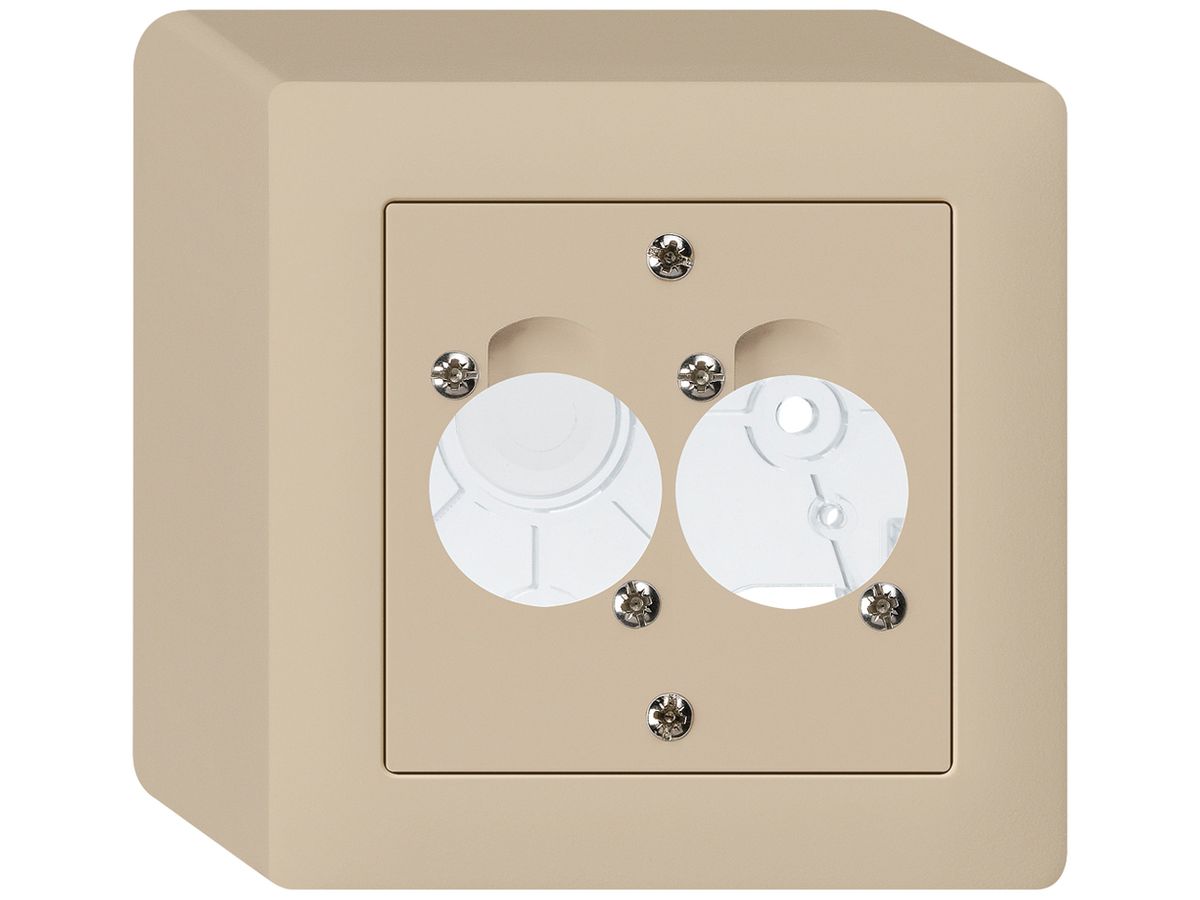 AP-Montageset für 2 XLR beige kallysto