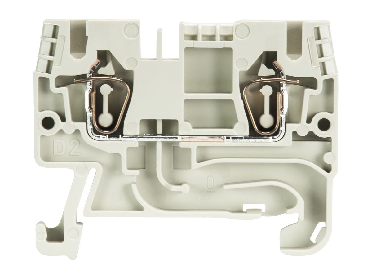 Durchgangs-Reihenklemme WKFN 0.13…4mm² 24A 800V 2×Federz.1 Et.Hutschiene TH35 gr