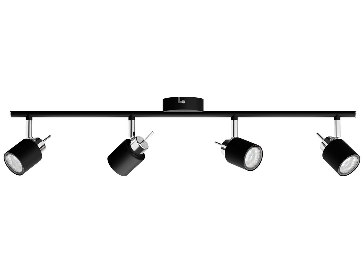 Spot Philips Meranti GU10 4×35W 674×150mm schwarz