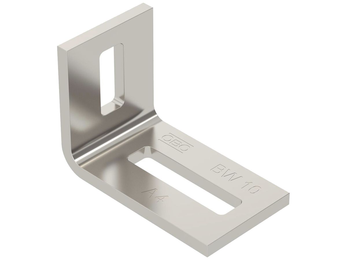 Befestigungswinkel Bettermann BW 10 A4 70×50×40mm A4 1.4571 2B