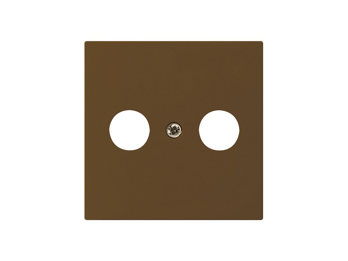 Frontplatte kallysto 60×60mm br für R/TV