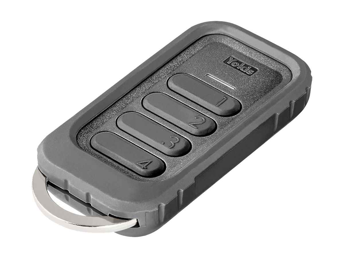 RF-Handsender YOKIS TLC4TP 4 Tasten 2.4GHz grau