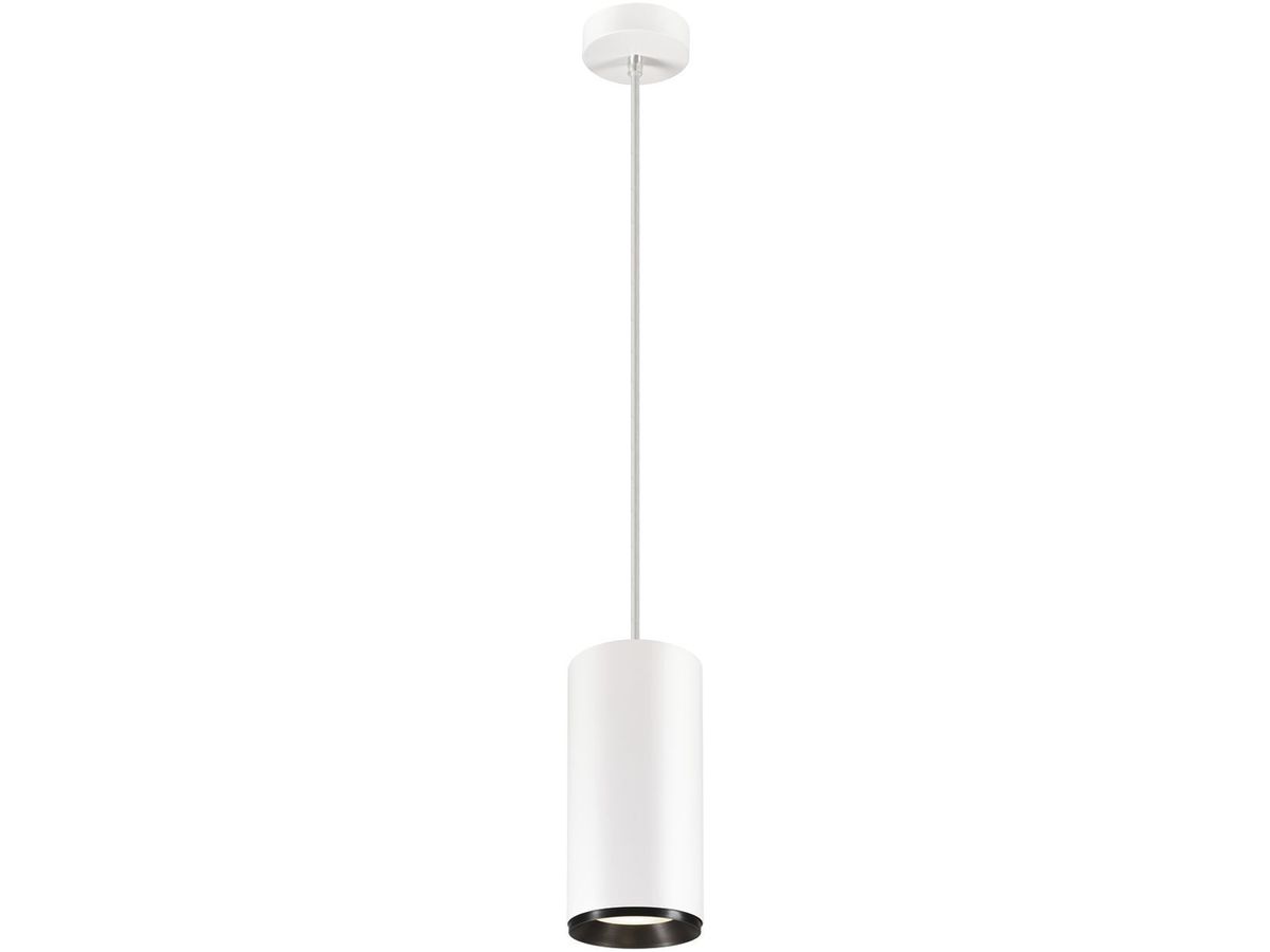 LED-Pendelleuchte SLV NUMINOS PD PHASE XL 36W 3460lm 4000K 60° weiss/schwarz