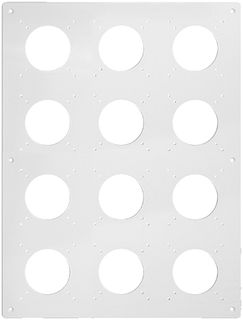 NUP-Kopfzeile Feller NEVO, 4×3, für N.CO-Apparate, weiss