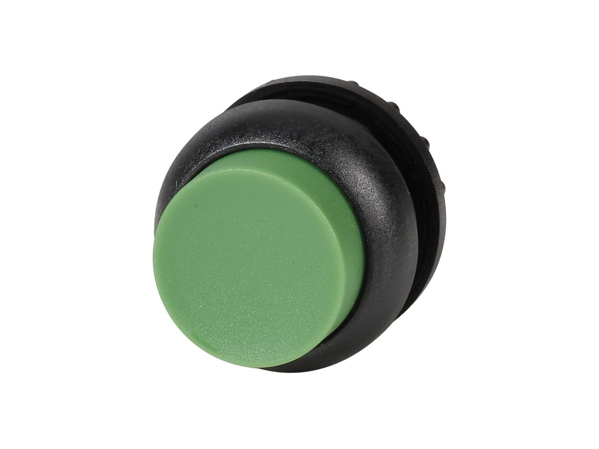 Drucktaste ETN RMQ hoch grün, rastend, Ring schwarz