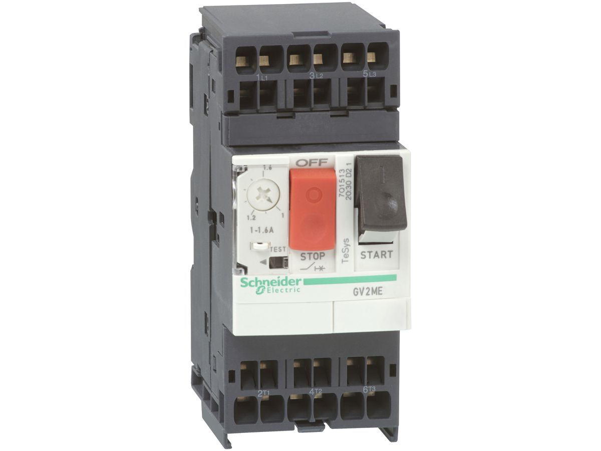 Motorschutzschalter GV2-Serie - Überstromschutz Für Motoren 0,37-15 KW, GV2ME08C 2,5-4 A
