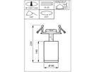 LED-Spotleuchte Philips ST770B 830, 4900lm, 24° weiss